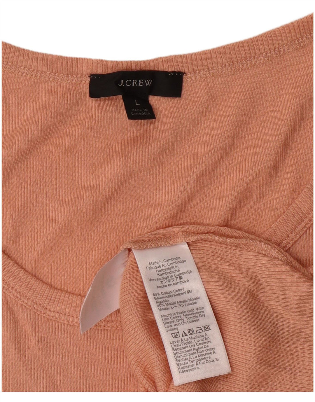 Vest Vest Top pentru femei J. Crew UK 14 mare bumbac portocaliu