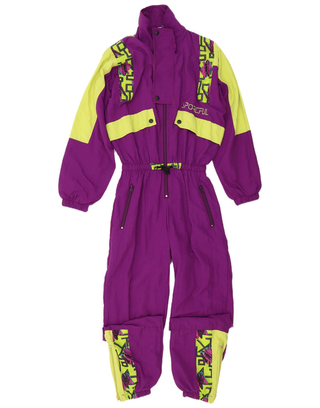 Salopetă de schi cu grafică Sportful pentru femei IT 44 Medium Purple Colorblock