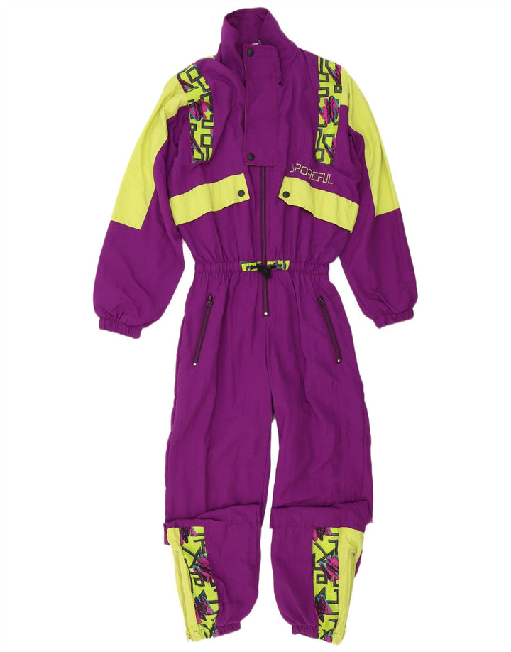 Salopetă de schi cu grafică Sportful pentru femei IT 44 Medium Purple Colorblock