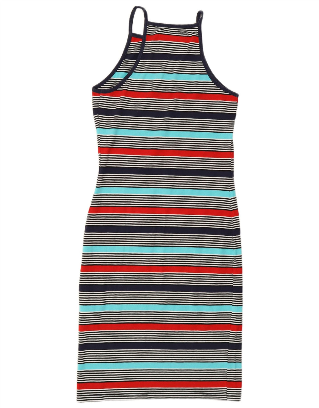 SUPERDRY rochie tricou Manhattan pentru femei UK 6 XS cu dungi multicolore