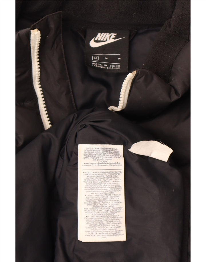 Gilet căptușit pentru bărbați Nike UK 38 Medium Black Poliester