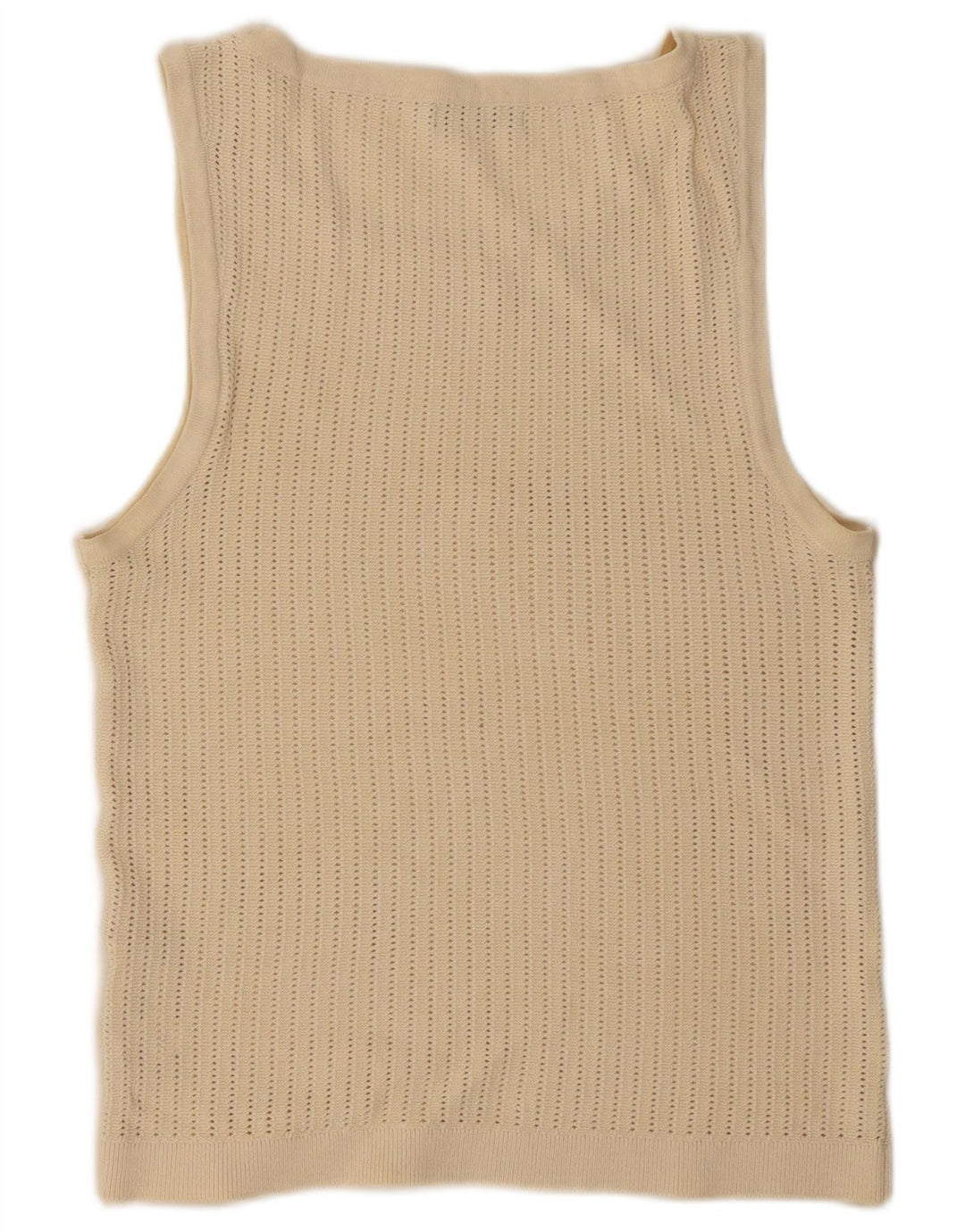 Vest Vest Top Femei Zara UK 14 Mare Bej Viscoză