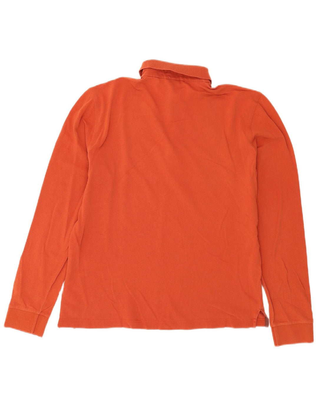 Tricou polo cu mânecă lungă pentru bărbați Hugo Boss, portocaliu mic