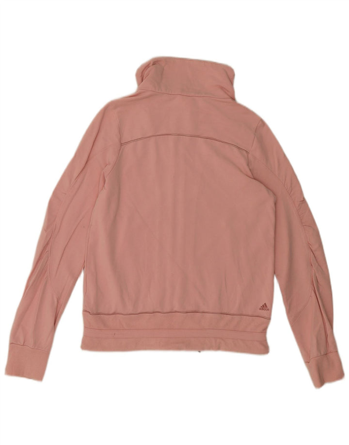 Jachetă de trening pentru femei Adidas UK 12 Roz mediu Modal