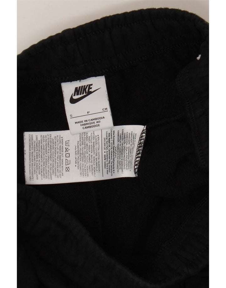Pantaloni de trening Nike pentru femei Joggeri UK 8 Bumbac negru mic