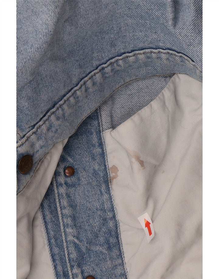 POP 84 Jachetă de blugi pentru bărbați UK 40 Large Blue