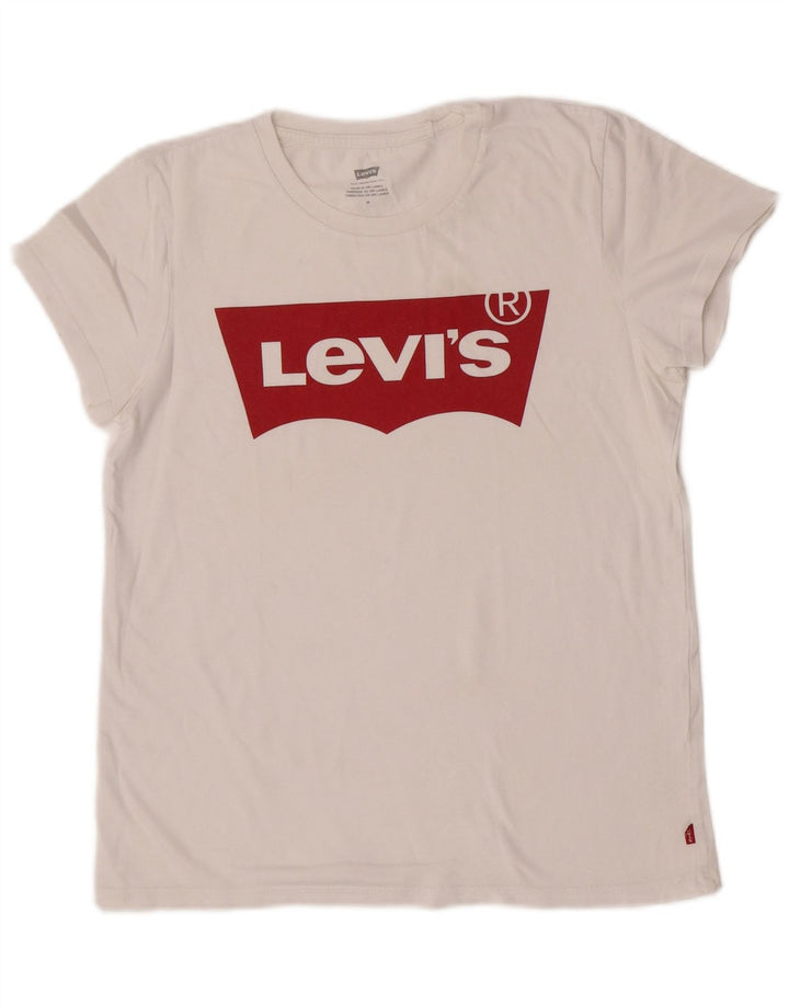 Tricou grafic Levi's pentru femei Top UK 12 Medium White