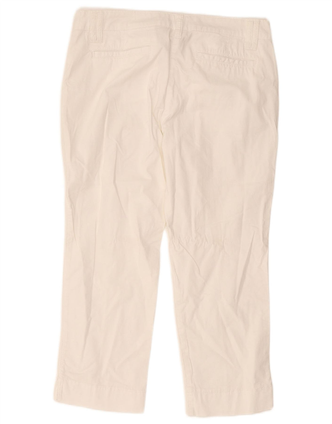 Pantaloni cropped North Sails pentru femei W34 L23 bumbac alb