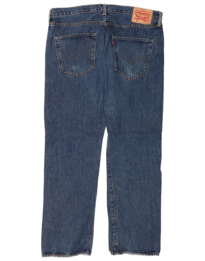 Blugi drepti pentru bărbați Levi's 501, cu ajustare normală, W36 L30, bumbac albastru