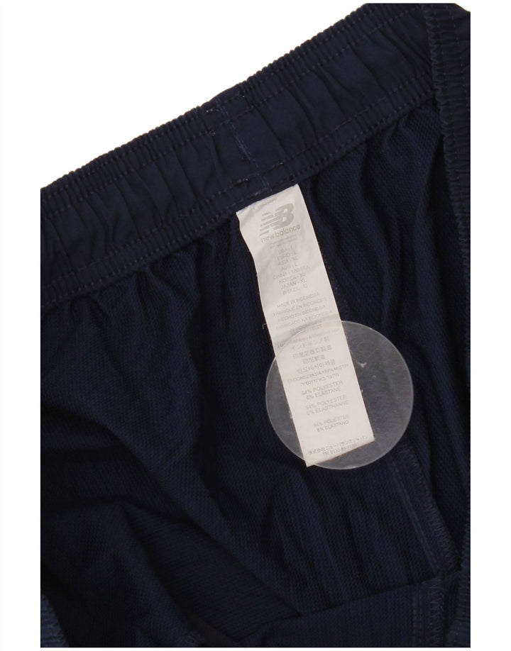 Pantaloni de trening pentru bărbați New Balance, mari, albastru, poliester