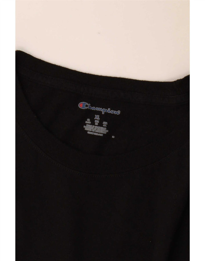 Tricou grafic pentru bărbați Champion Top XL Negru