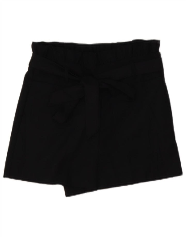 Pantaloni fierbinți pentru femei Trafaluc cu talie înaltă Zara Mici W26 Poliester negru