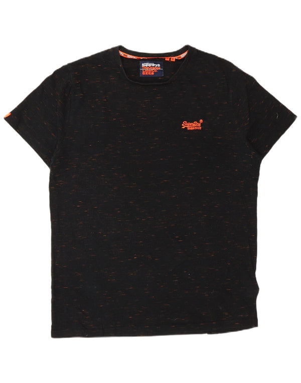 Tricou pentru bărbați SUPERDRY Top XL bumbac negru cu pete