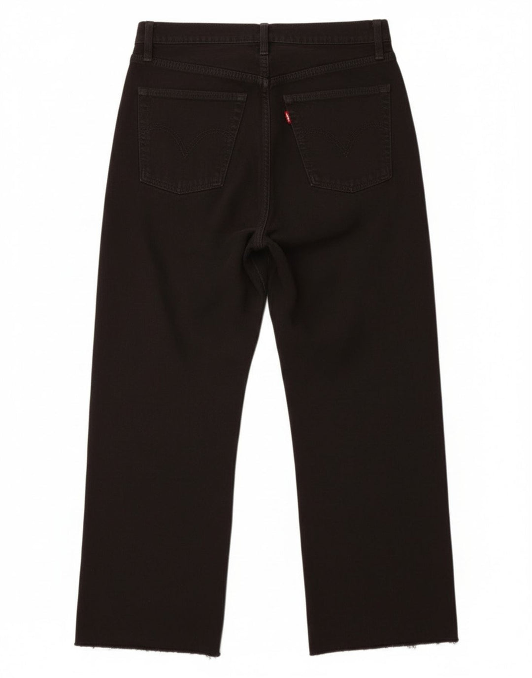 Blugi tăiați pentru femei Levi's Ribcage W28 L24 negri