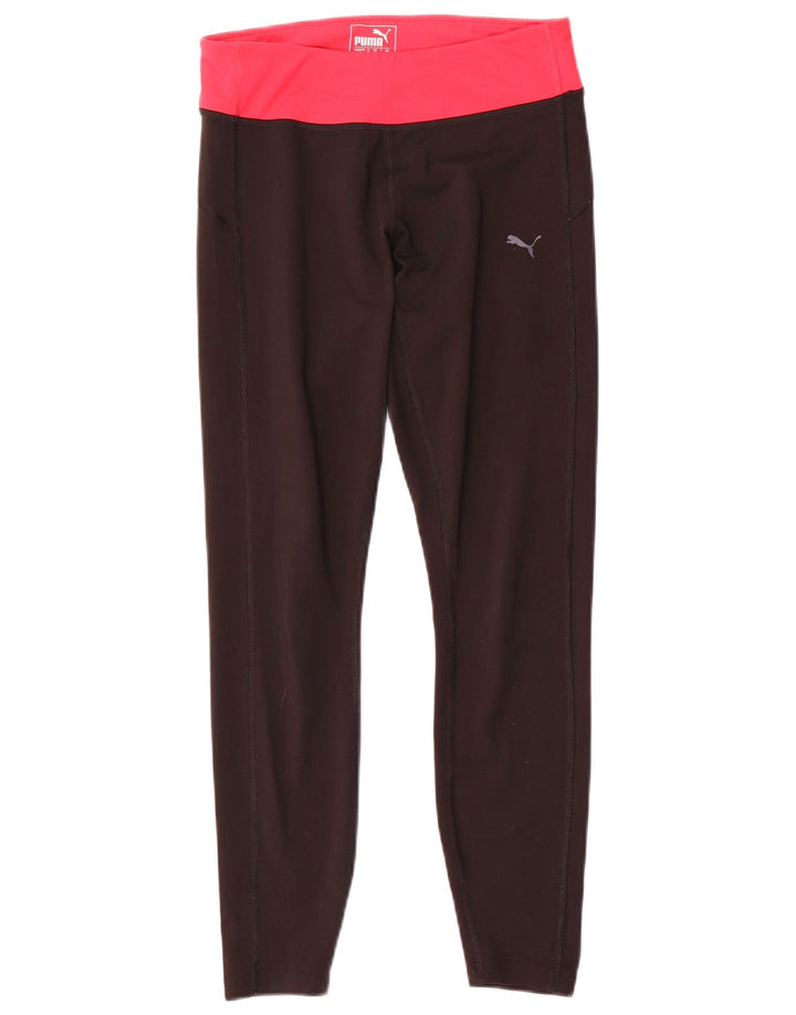 Leggings pentru femei Puma UK 10 Small Black Colorblock