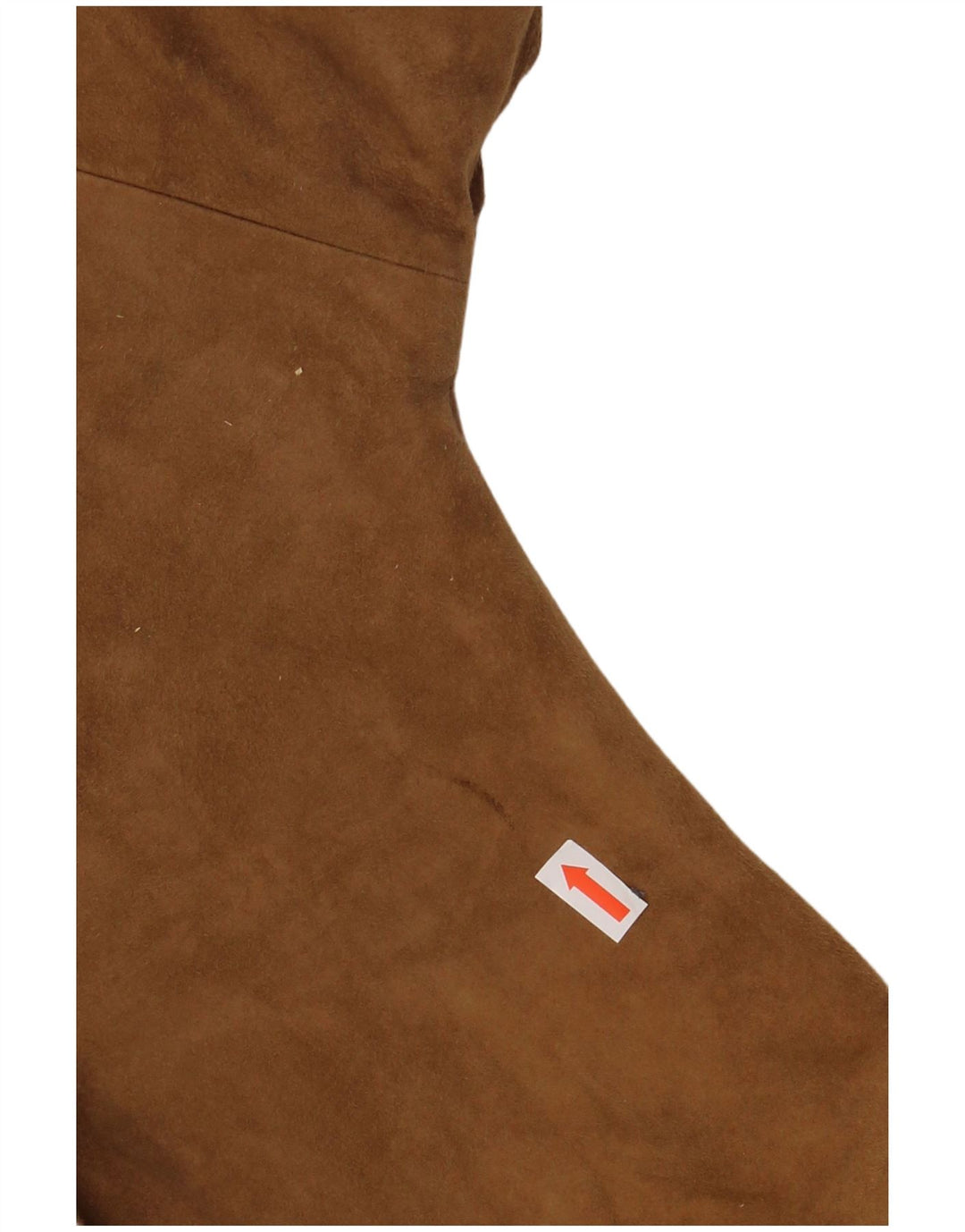 Blazer Vintage pentru femei cu 4 nasturi din piele intoarsa, UK 16, maro mare