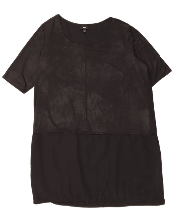 MOSSIMO Womens Shift Dress UK 20 2XL Black Polyester