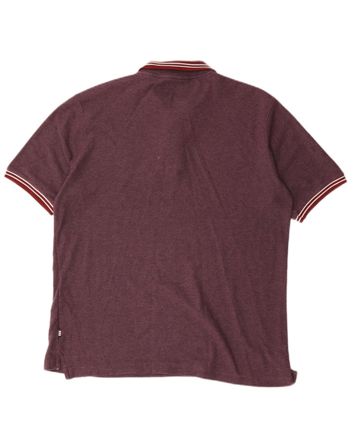 Tricou polo Fila pentru bărbați IT 56 2XL Bordeaux Poliester