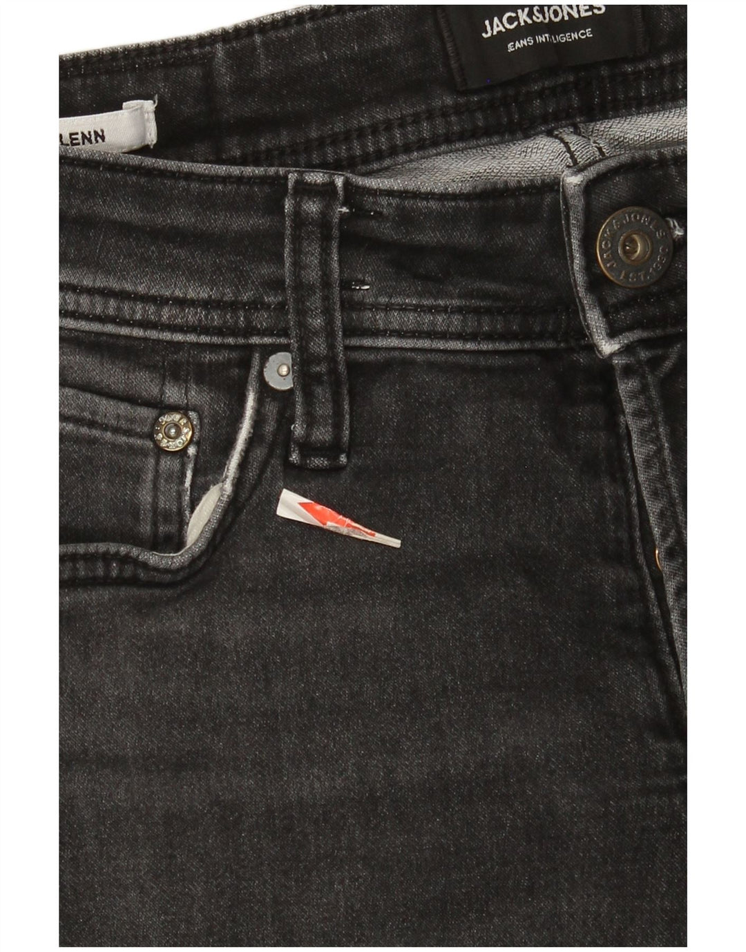 Blugi Jack & Jones GLENN Slim pentru bărbați W29 L32 bumbac gri