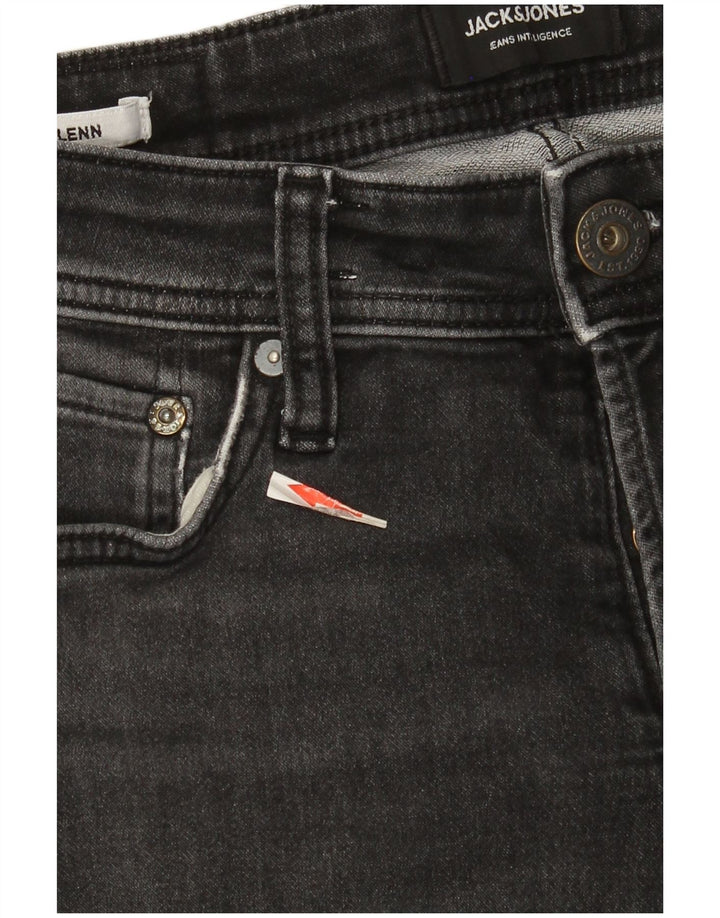 Blugi Jack & Jones GLENN Slim pentru bărbați W29 L32 bumbac gri