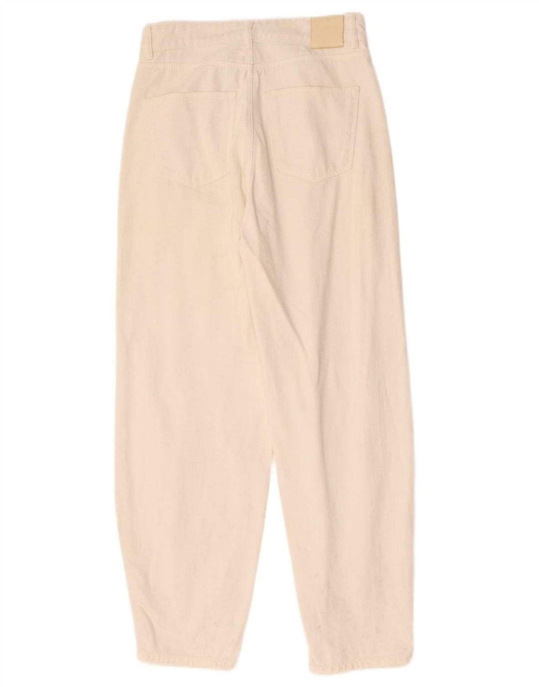 MASSIMO DUTTI Blugi conici pentru femei cu talie înaltă EU 36 XS W26 L28 alb