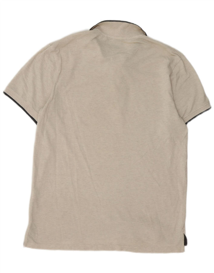 Tricou polo pentru bărbați Mountain Warehouse, mare, bej, bumbac