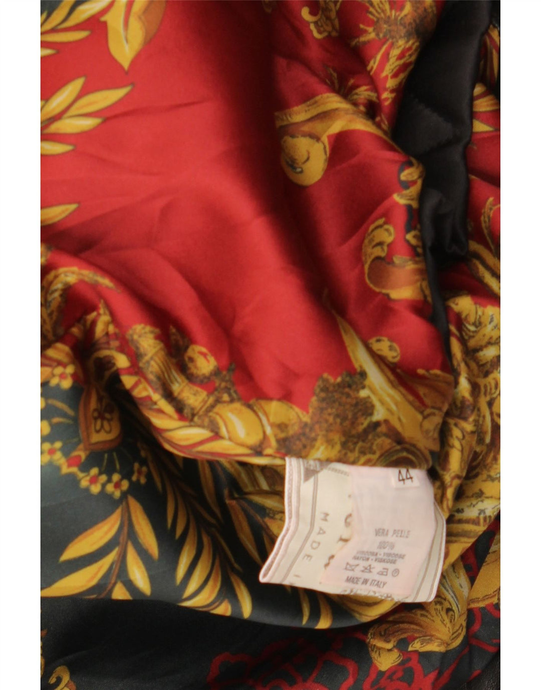 Trenci din piele pentru femei VINTAGE IT 44 Piele neagră medie