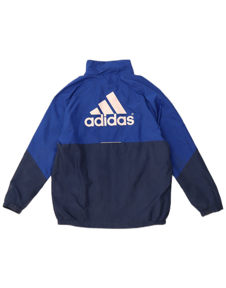Jachetă de trening Clima Proof ADIDAS pentru băieți 11-12 ani, bleumarin