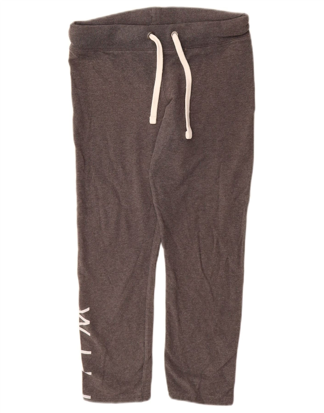 JACK WILLS Pantaloni de trening crop pentru femei UK 6 XS bumbac gri