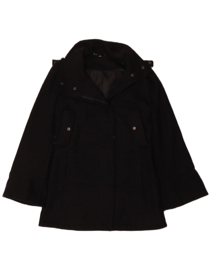 Palton supradimensionat pentru femei Topshop UK 6 XS poliester negru