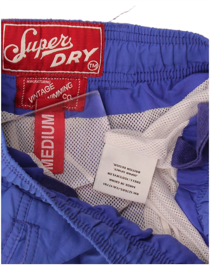 Pantaloni scurți de înot pentru bărbați SUPERDRY, nailon albastru mediu
