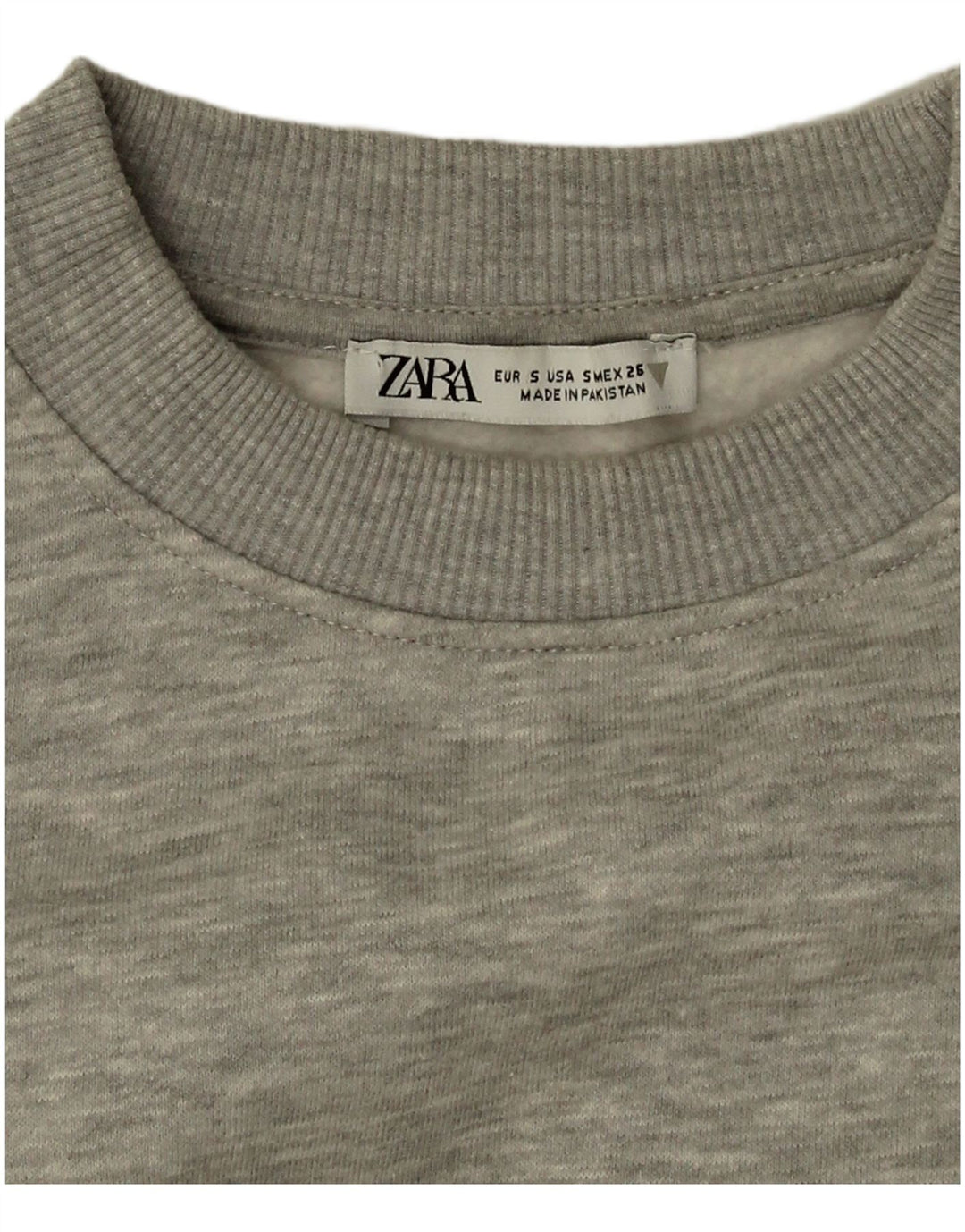 Pulover supradimensionat pentru femei Zara UK 10, mic, gri, pete