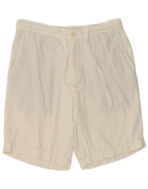 Pantaloni scurți chino pentru bărbați Zara, mari W32, bumbac alb