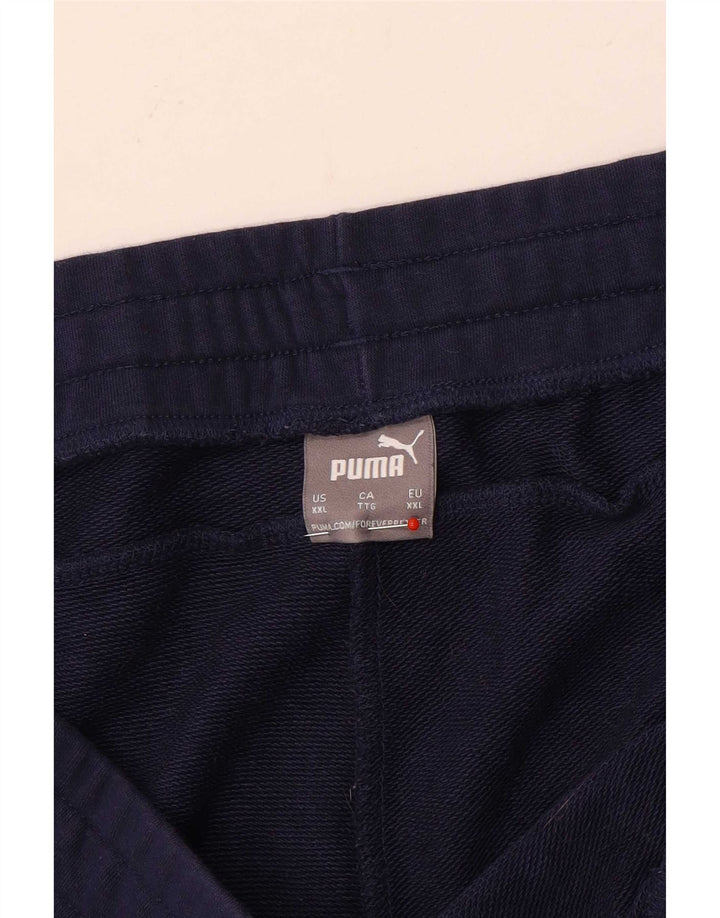 Pantaloni de trening pentru bărbați Puma Pantaloni de jogging 2XL bleumarin