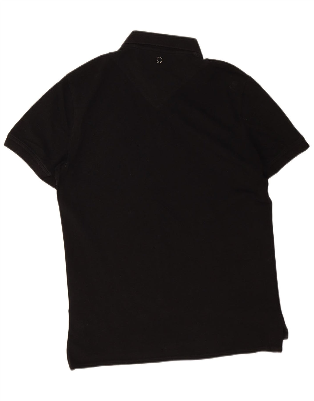 Tricou polo cu grafică pentru bărbați Just Cavalli, cu craniu mediu din bumbac negru