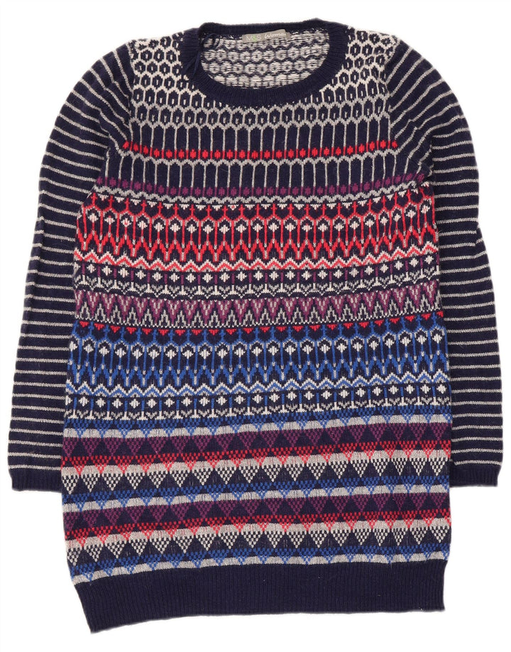 Pulover pentru femei Marks & Spencer cu decolteu triplu UK 12 mediu multicolor