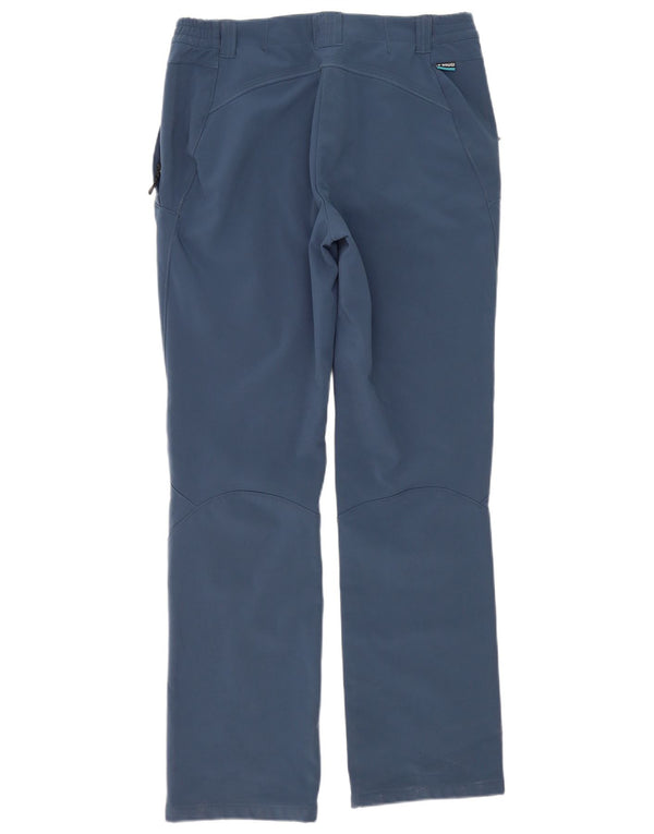 Brugi Pantaloni Drepți Casual Femei XL W38 L34 Albastru Poliester