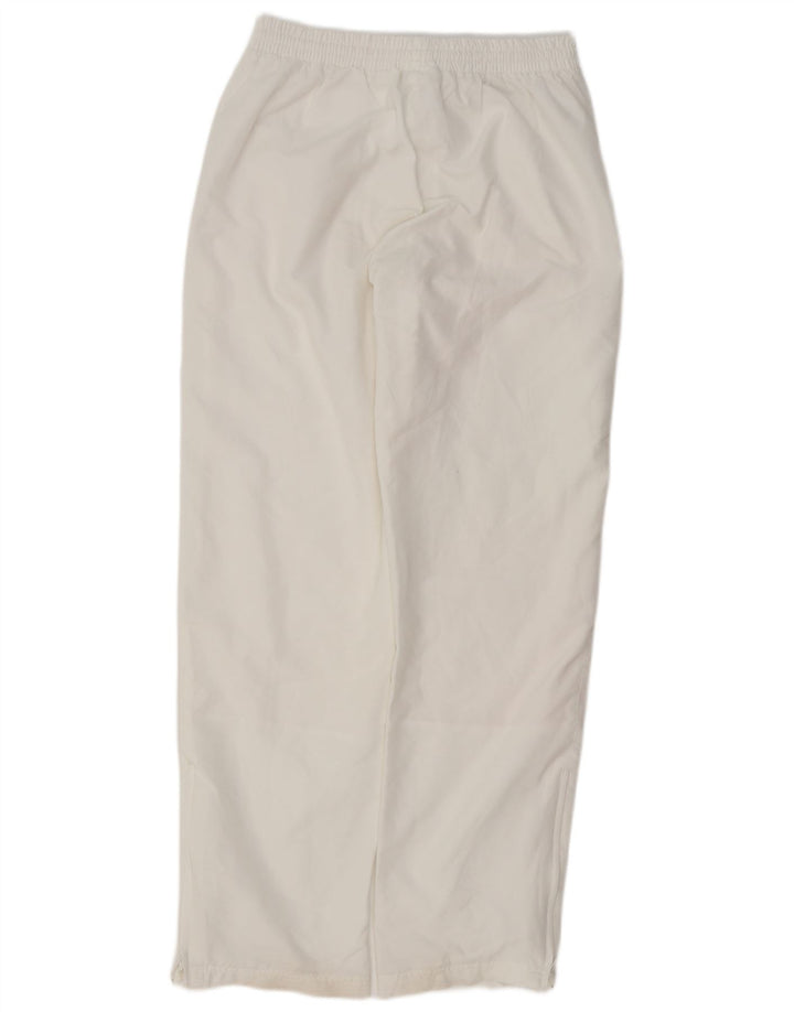 Pantaloni de trening Adidas pentru femei UK 14, mare, alb, poliester