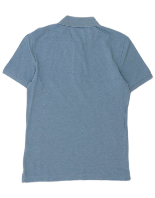 Tricou polo pentru bărbați Lacoste Slim Fit Mărimea 2 XS Bumbac albastru pete
