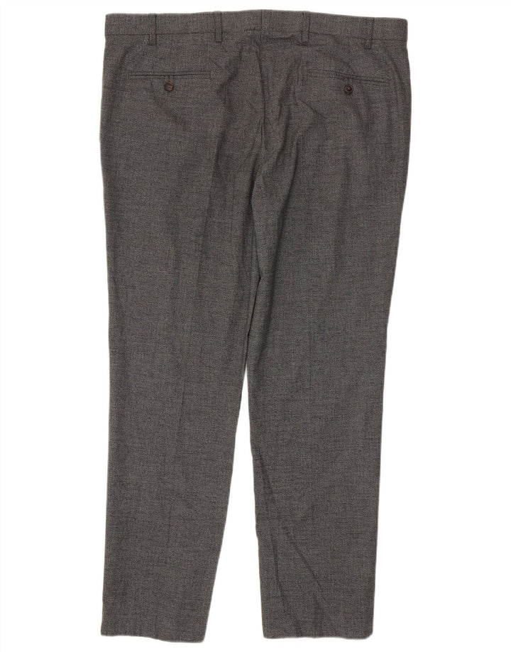 Pantaloni chino subțiri pentru bărbați Marks & Spencer L38 L31 poliester gri