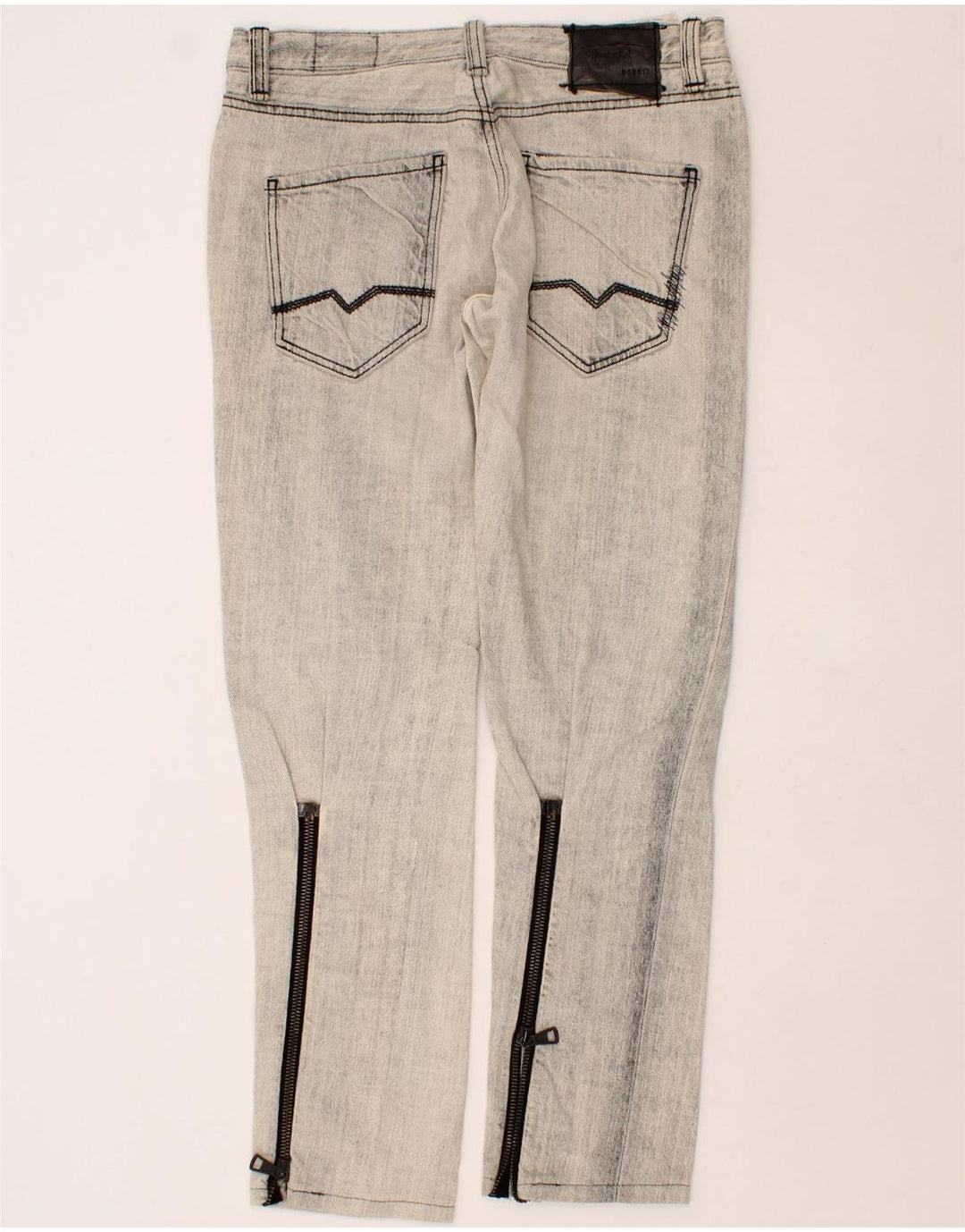 HUGO BOSS Mens Slim Jeans W33 L32 Grey Vintage Hugo Boss and Second-Hand Hugo Boss from Messina Hembry 