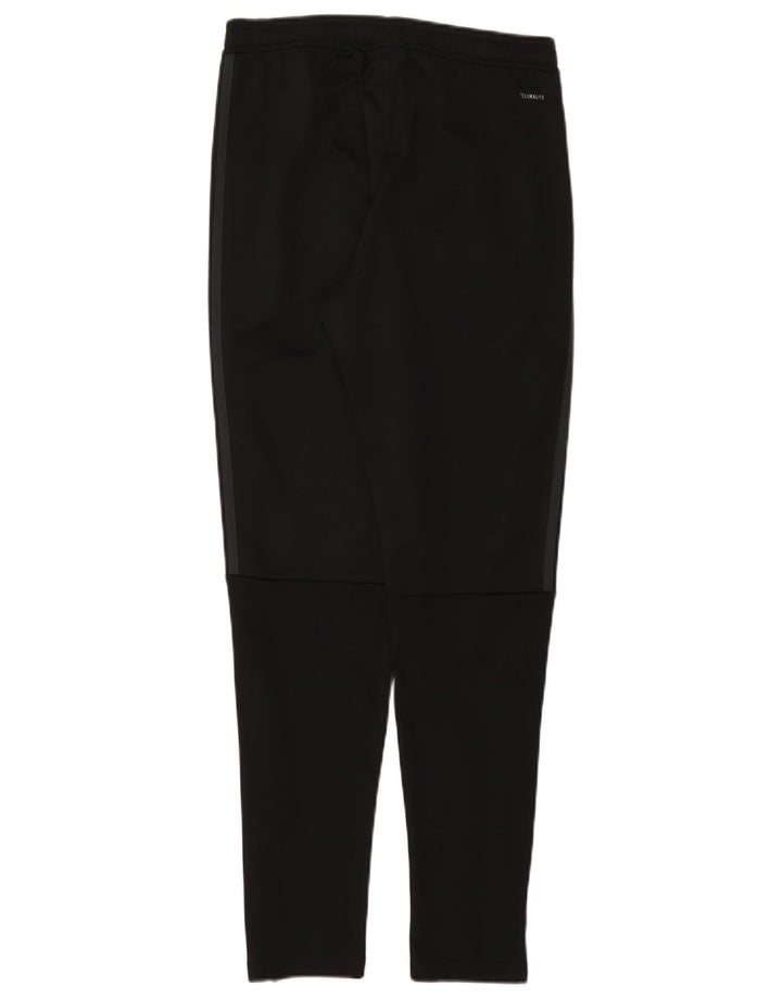 Pantaloni de trening Adidas Climalite pentru bărbați, poliester negru mic