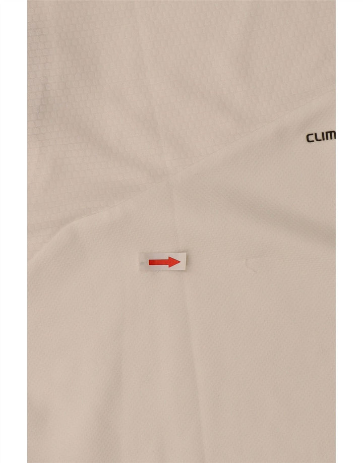 Vestă Climalite pentru bărbați Adidas, mare, alb, poliester color bloc