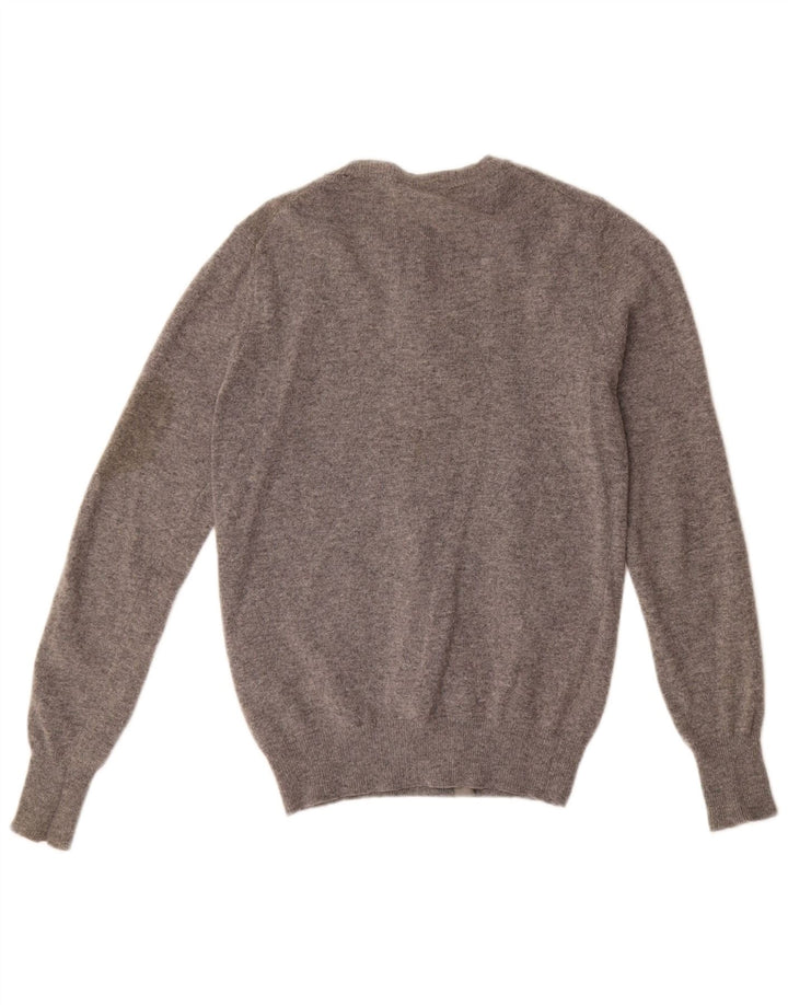 Pulover cardigan pentru femei Benetton UK 10 Lână gri mică