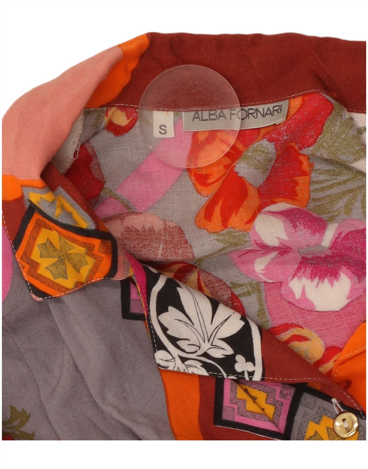 Cămașă supradimensionată pentru femei ALBA FORNARI UK 10 mic, multicoloră, mozaic