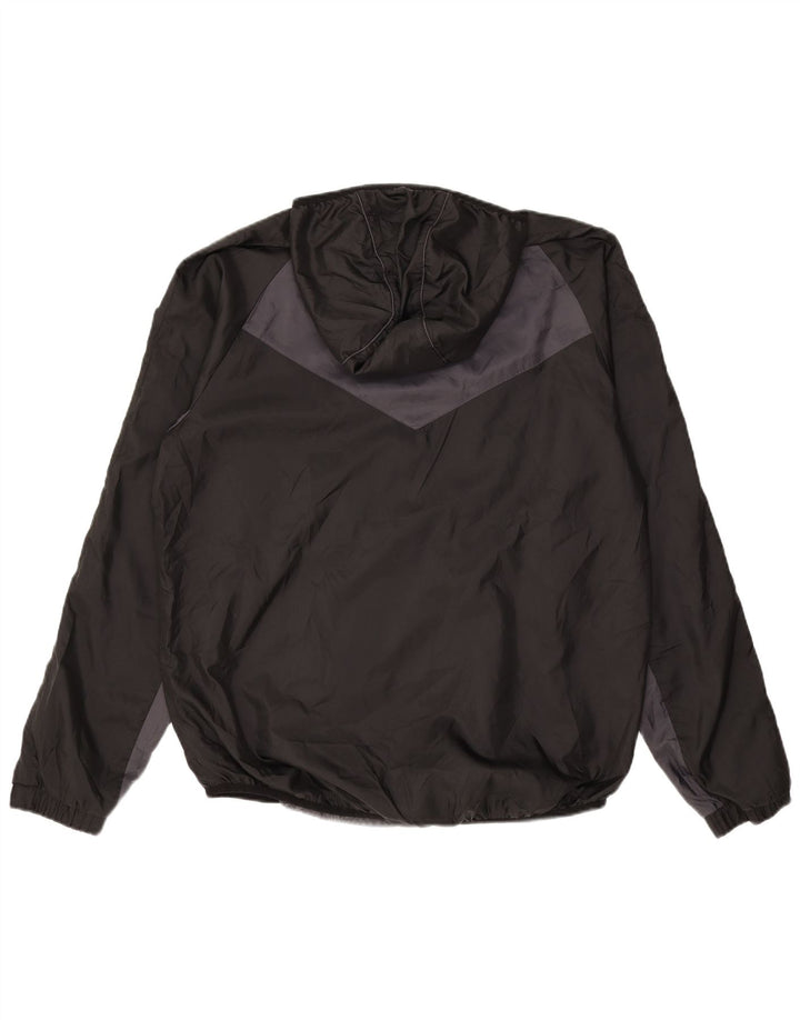 Trening cu glugă PUMA pentru bărbați Jachetă mare, negru, poliester color bloc