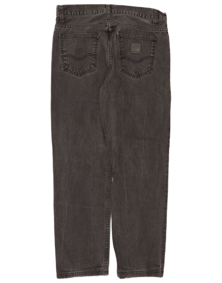 Blugi drepti pentru bărbați Carhartt W31 L28 bumbac gri