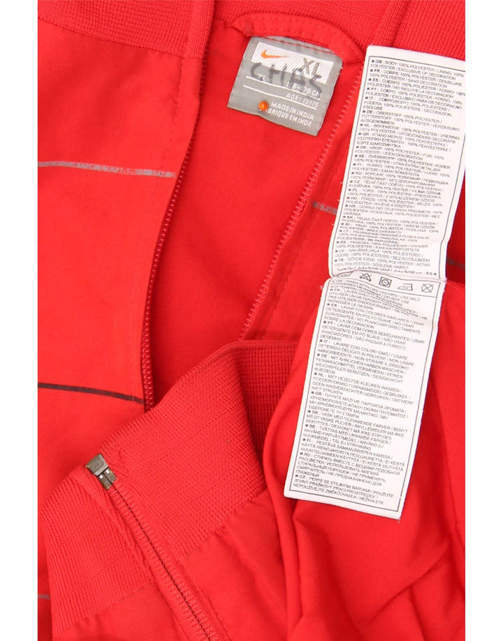 Jachetă de top pentru trening Nike pentru băieți 13-14 ani XL poliester cu dungi roșii