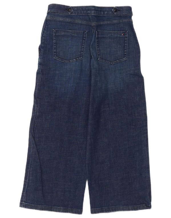 Blugi pentru femei Tommy Hilfiger Crop Wide Leg W29 L23 Blue Bumbac
