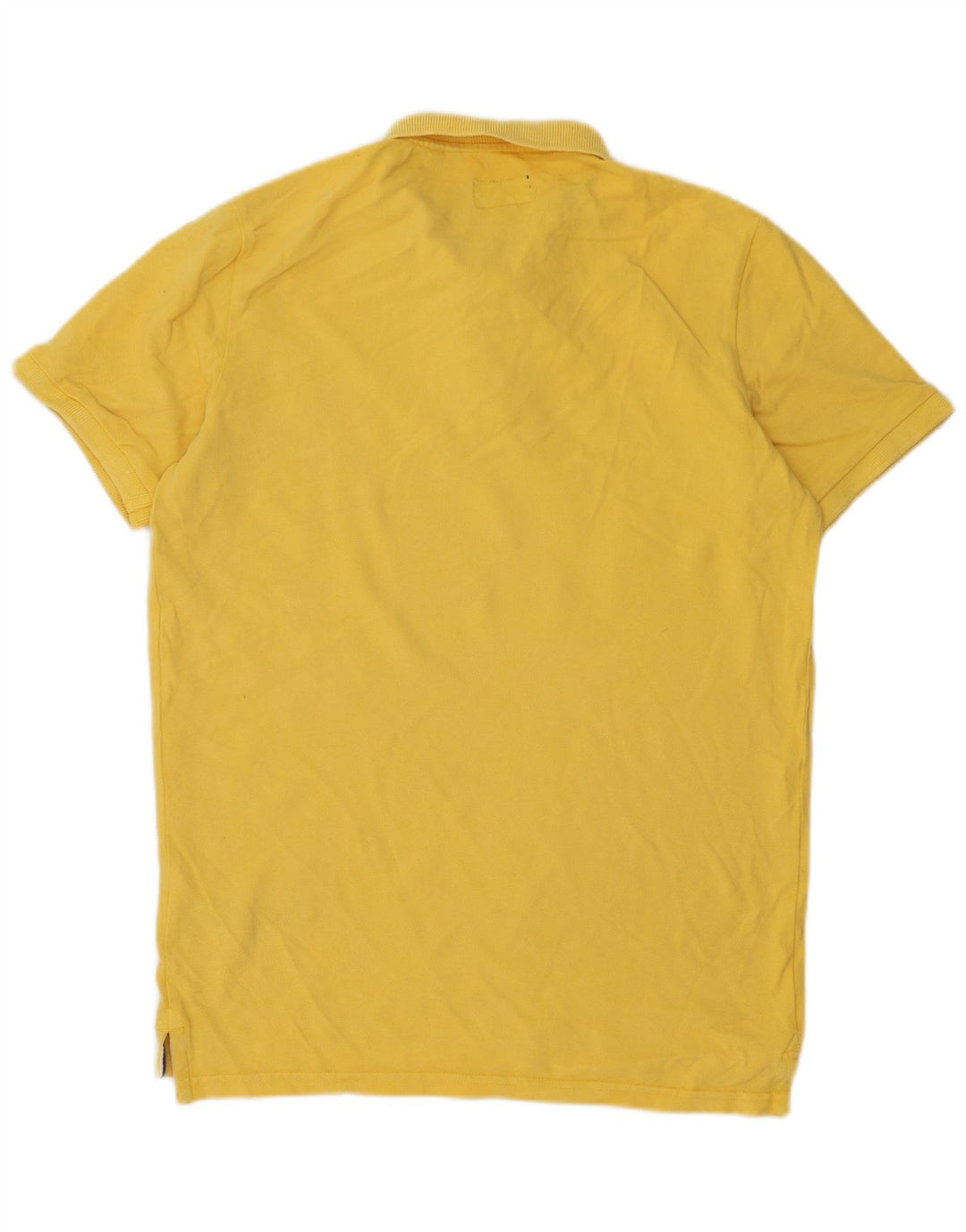 Tricou polo pentru bărbați Superdry, bumbac galben mare